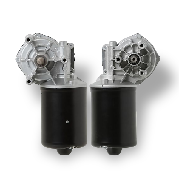 AxiPro compacte motorreductor RWM76 met geïntegreerde DC-motor en wormwielreductor voor industriële aandrijvingen.