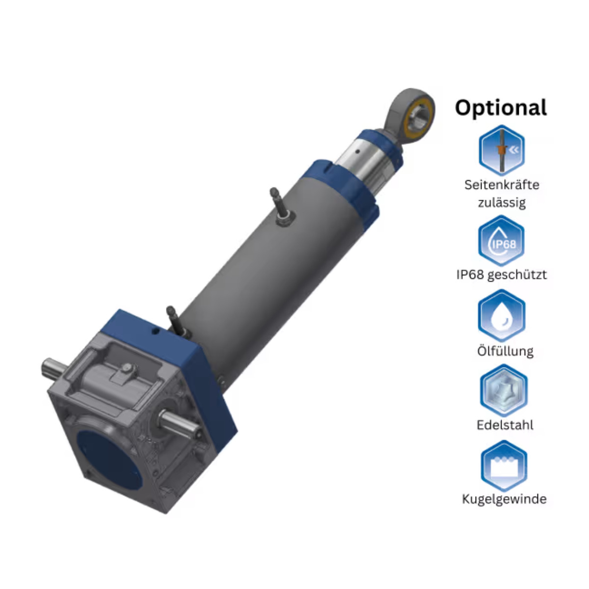 GROB Spindelactuator | Axis & Stuifmeel GROB Spindelactuator - Afbeelding 3